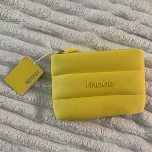 RHODE Lemontini Yellow Cosmetic Bag